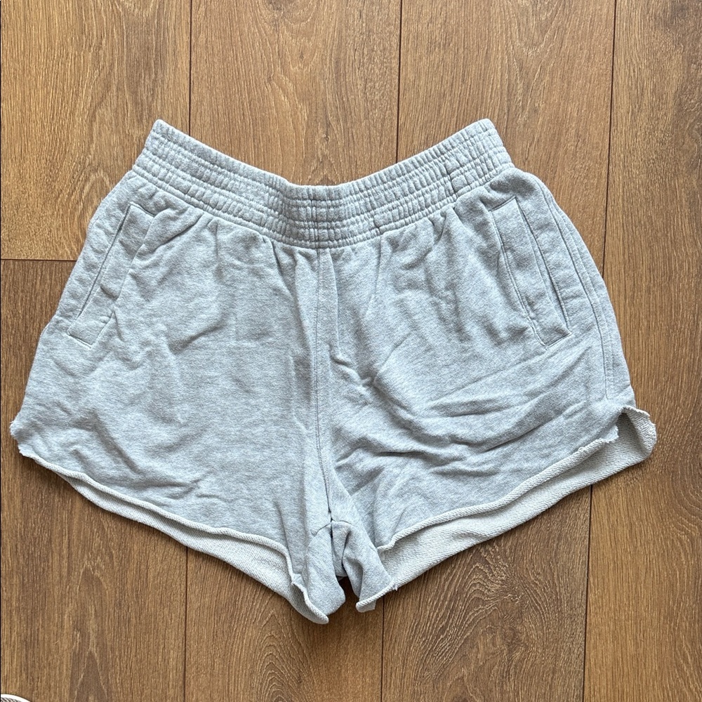 Aerie Light Gray Athletic Shorts